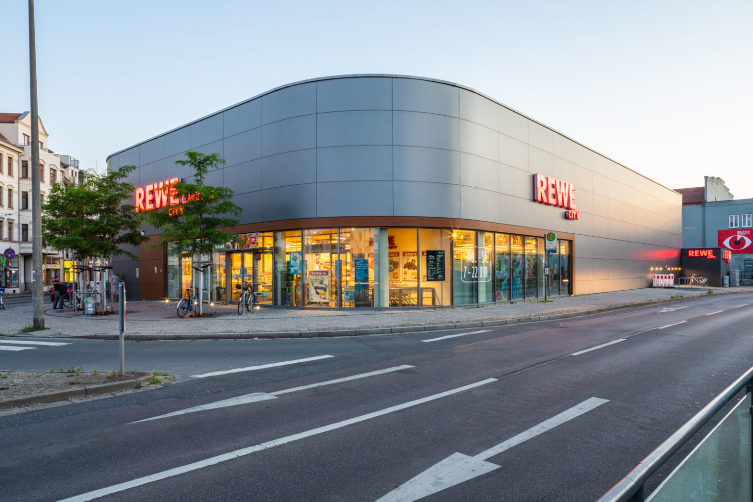 REWE Supermarkt Leipzig Am Adler - Baumgardt | Franke | Architekten