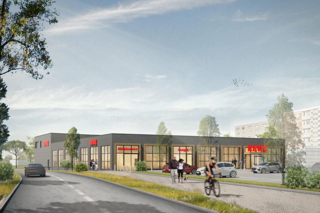 Umbau + Erweiterung REWE Kreuzstr. Leipzig Umbau + Erweiterung REWE Kreuzstr. Leipzig